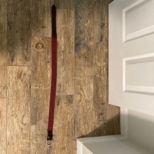 Mens Vineyard Vines Belt Red Sz 32